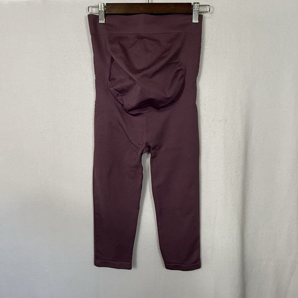 Bundle of 2 Blanqi Maternity Everyday Belly Support Cropped Leggings Size M - Picture 2 of 13